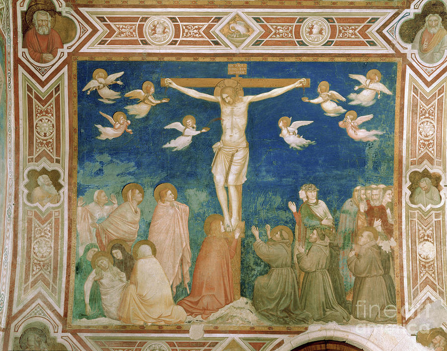 The Crucifixion Painting by Giotto - Fine Art America