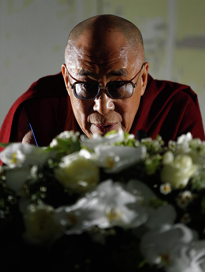 The Dalai Lama Visits The Uk #1 Photograph by Christopher Furlong
