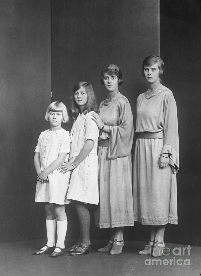 The Daughters Of H.r.h. Princess Andrew Photograph by Bettmann
