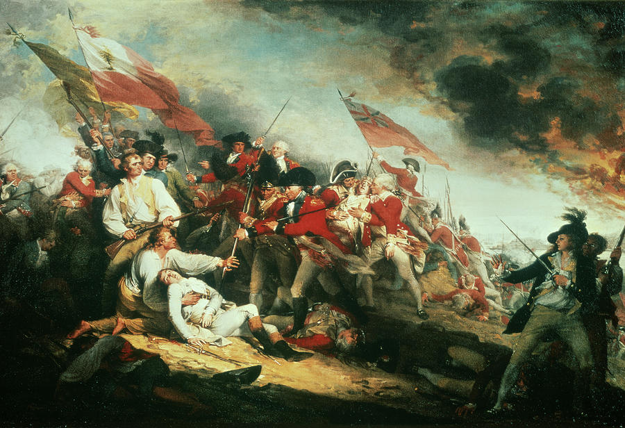 The Death Of General Warren #1 Painting by John Trumbull - Pixels