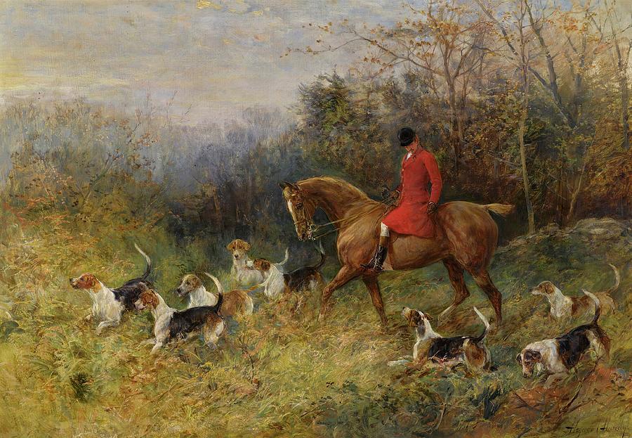 The Draw Painting by Heywood Hardy