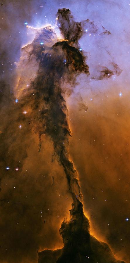 The Eagle Nebula by Nasa #1 Painting by Celestial Images