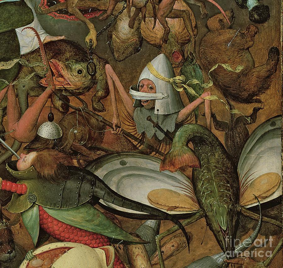 The Fall Of The Rebel Angels, 1562 Painting by Pieter The Elder Bruegel Pixels