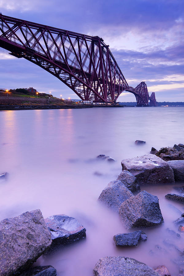 The Forth Rail Bridge Near Edinburgh Photograph by Sara winter The Forth Rail Bridge Near Edinburgh Photograph by Sara winter