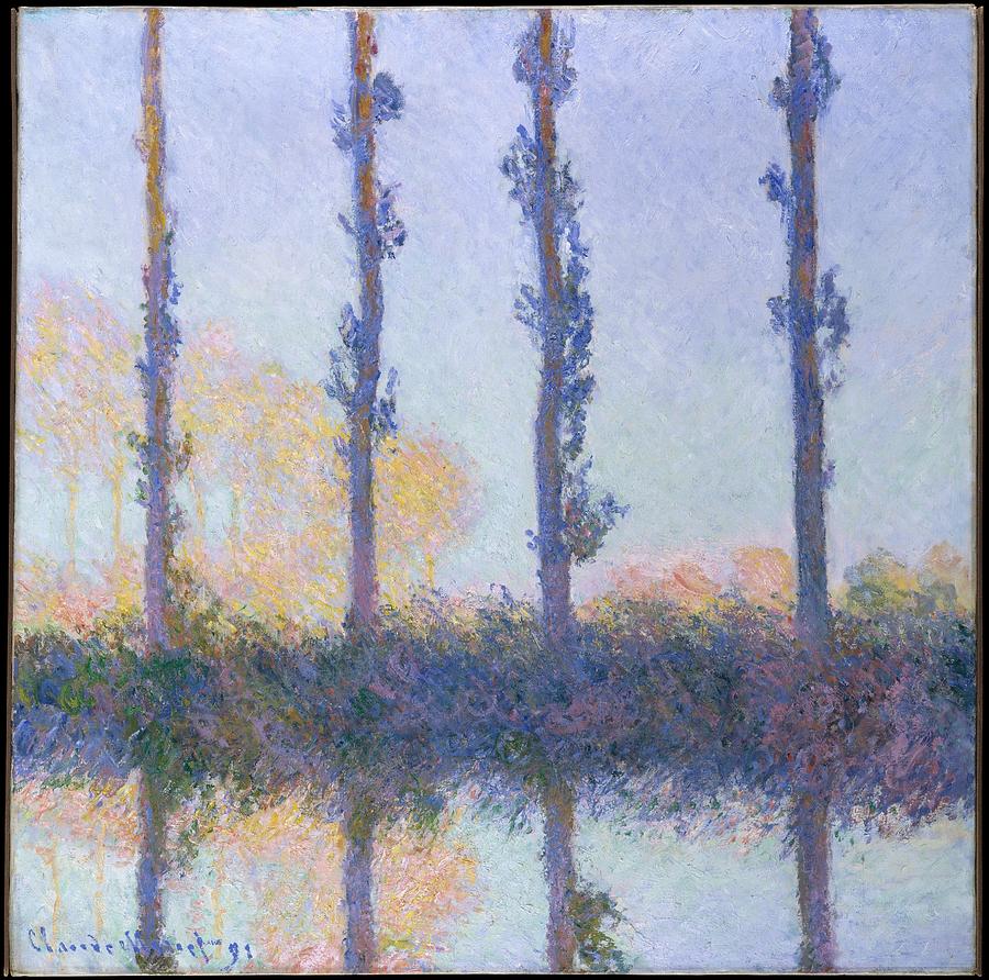 The Four Trees 1891 Painting