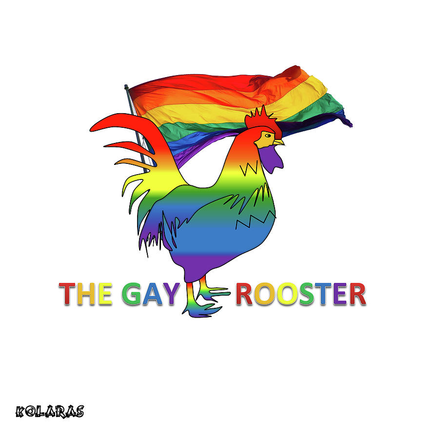 The Gay Rooster Digital Art