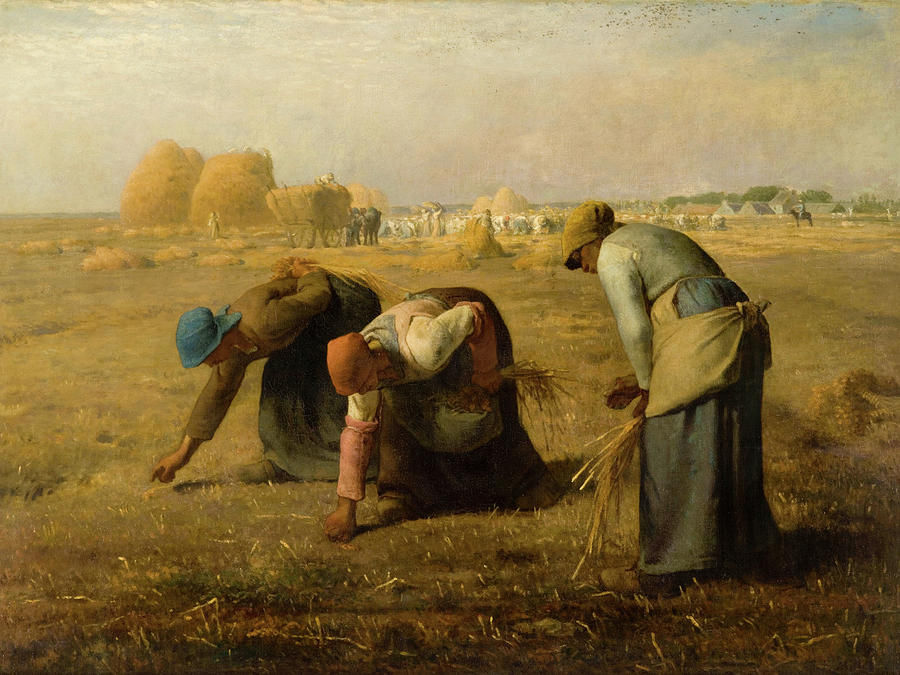 Jean Francois Millet Painting - The Gleaners #1 by Jean-Francois Millet