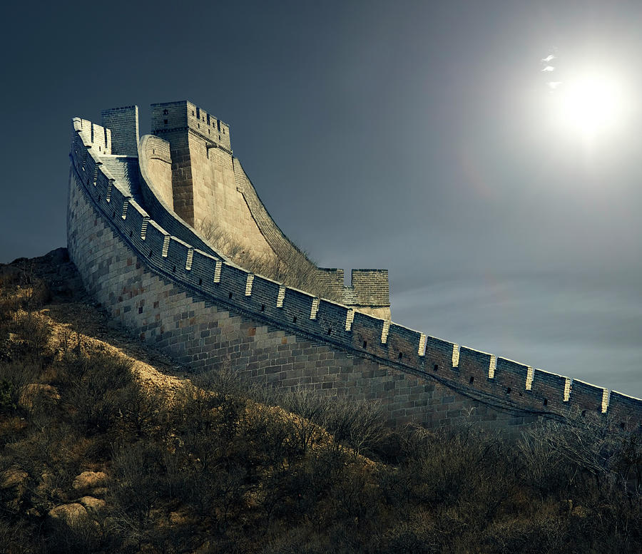 The Great Wall, Badaling, Beijing #1 Photograph by Ed Freeman