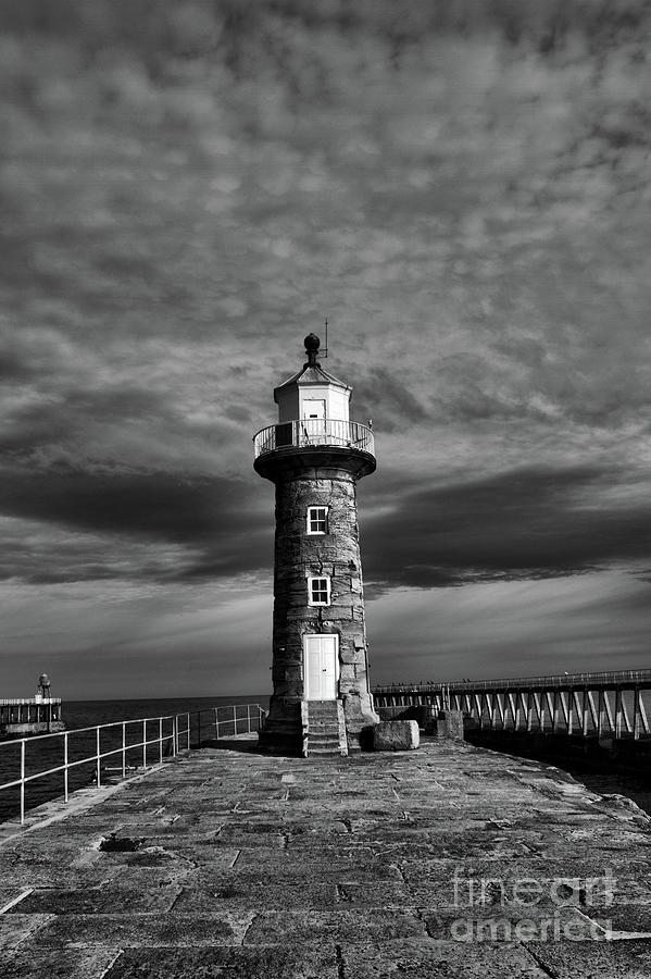 The Harbour Lighthouse, Whitby #1 Photograph by Esoterica Art Agency