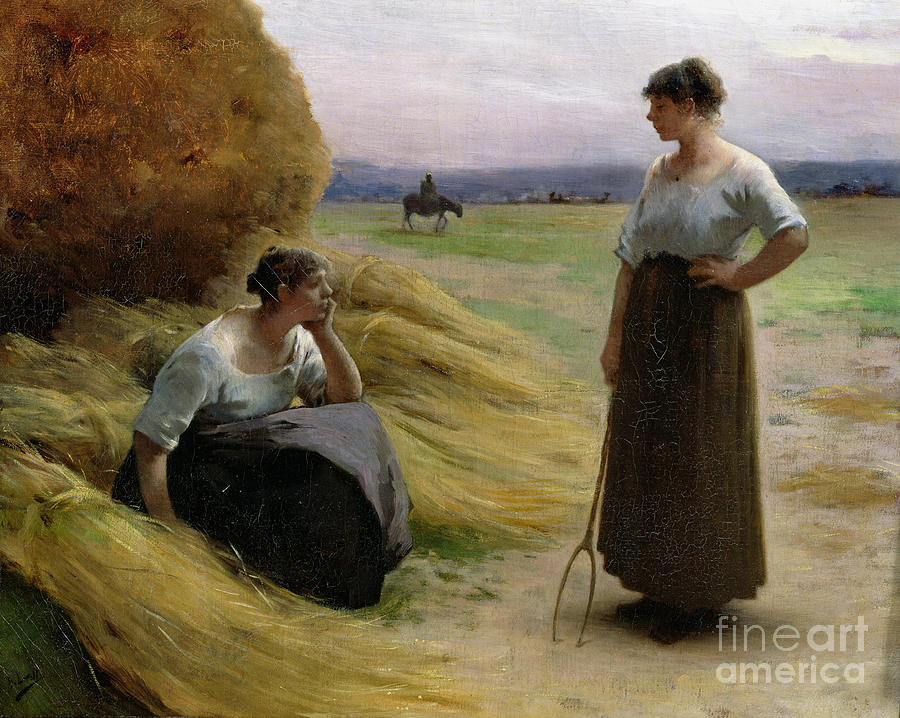 The Harvesters Painting by Henri Lerolle