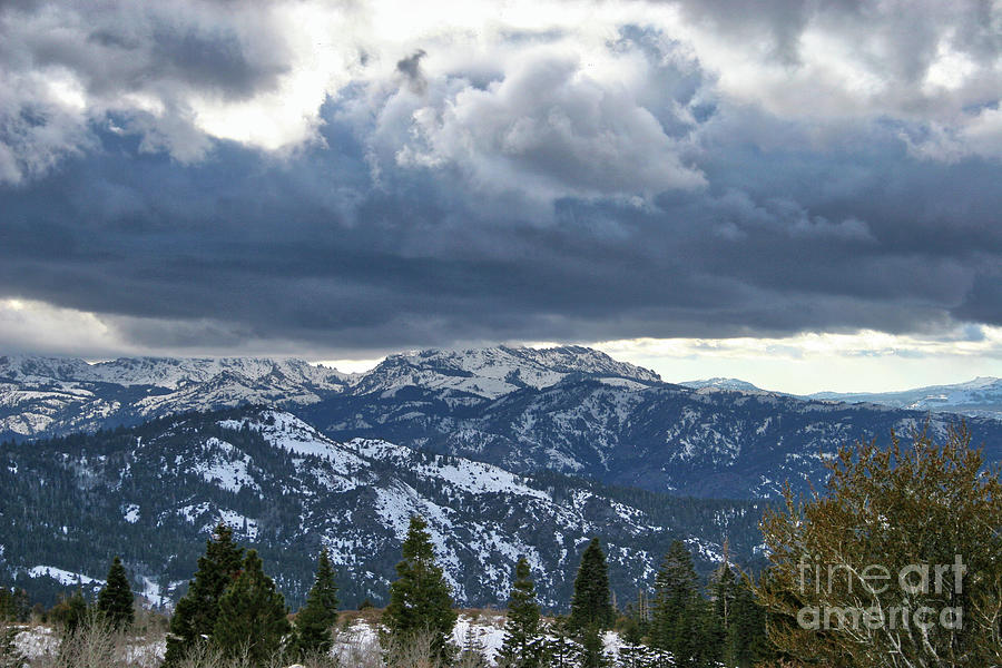Mountain Photograph - The High Sierras  6-053Ar by Stephen Parker