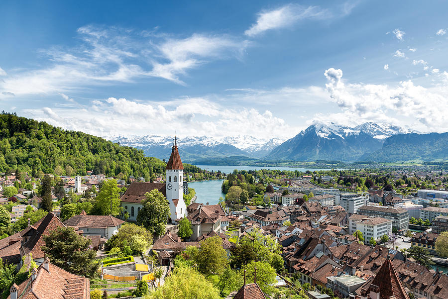 The Historic City Of Thun Photograph by Prasit Rodphan - Fine Art America