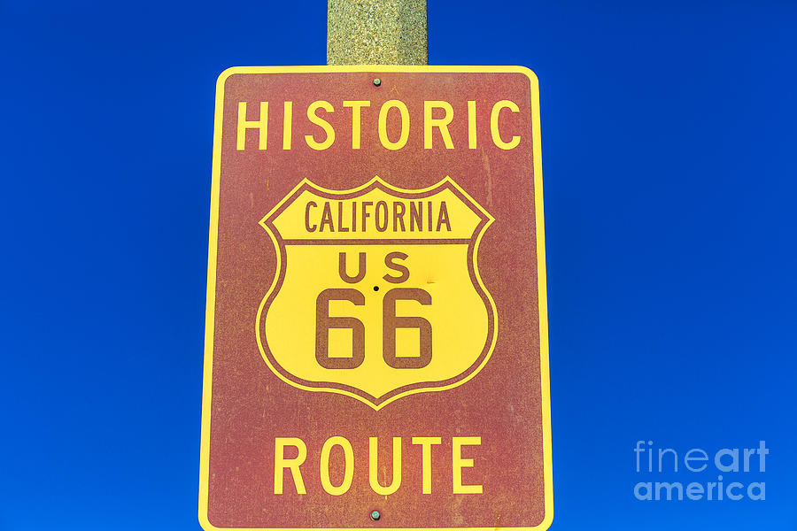 the Historic Route 66 #1 Photograph by Benny Marty
