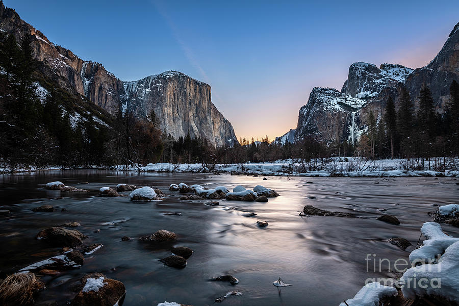 The Iconic Valley View In Yosemite National Park. Photograph