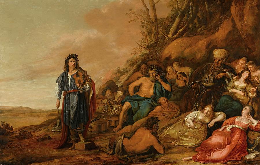 The Judgement Of Midas In The Contest Between Apollo And Pan Painting by Pieter Codde