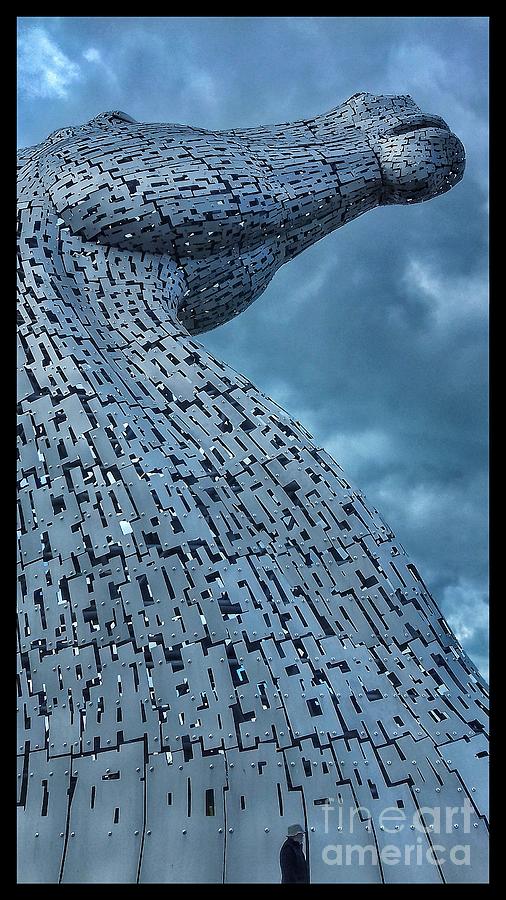 The Kelpies 3 #1 Photograph by Joan-Violet Stretch
