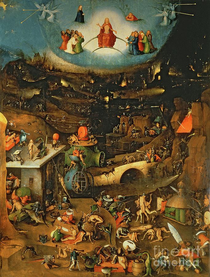 The Last Judgement by Hieronymus Bosch Painting by Hieronymus Bosch