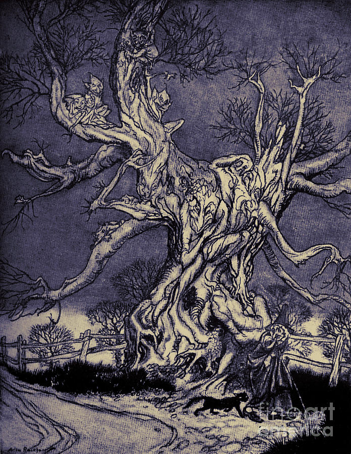 The Legend Of Sleepy Hollow Painting by Arthur Rackham