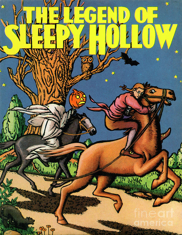 Sleepy Hollow Painting - The Legend Of Sleepy Hollow by Frances Brundage