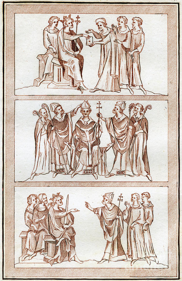 The Life Of Thomas Becket, 1801.artist #1 Drawing by Print Collector