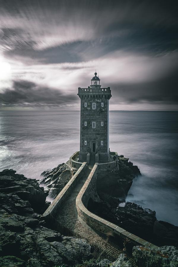 The Lighthouse Of Kermorvan Photograph by Fred Louwen - Pixels