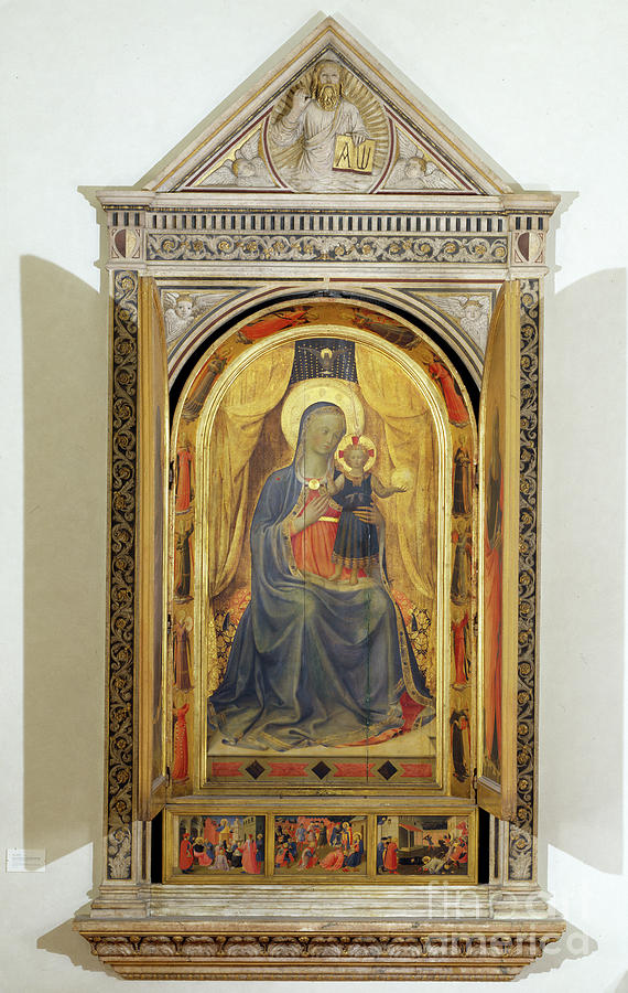 The Linaiuoli Triptych Painting by Fra Angelico Pixels