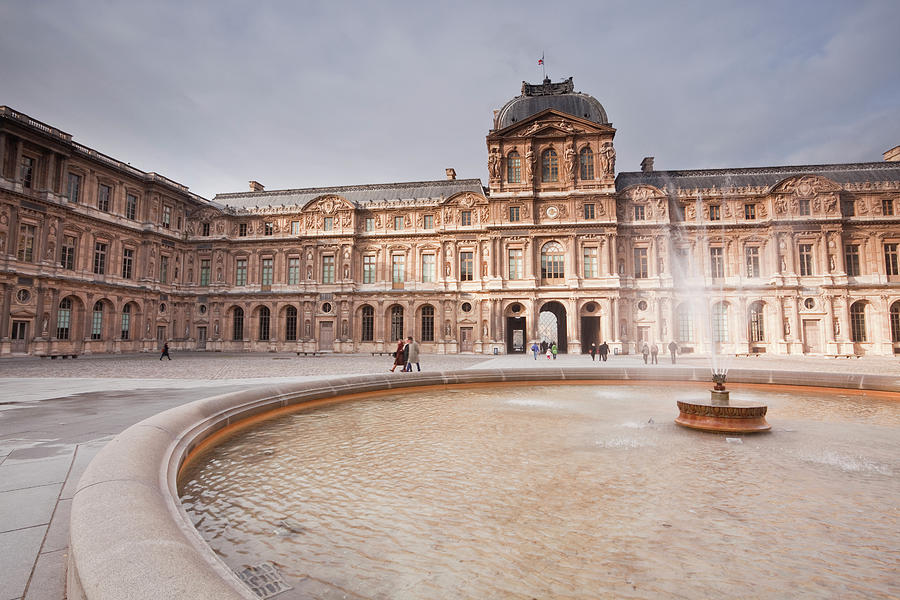 The Louvre Museum In Central Paris #1 Photograph by Julian Elliott Photography