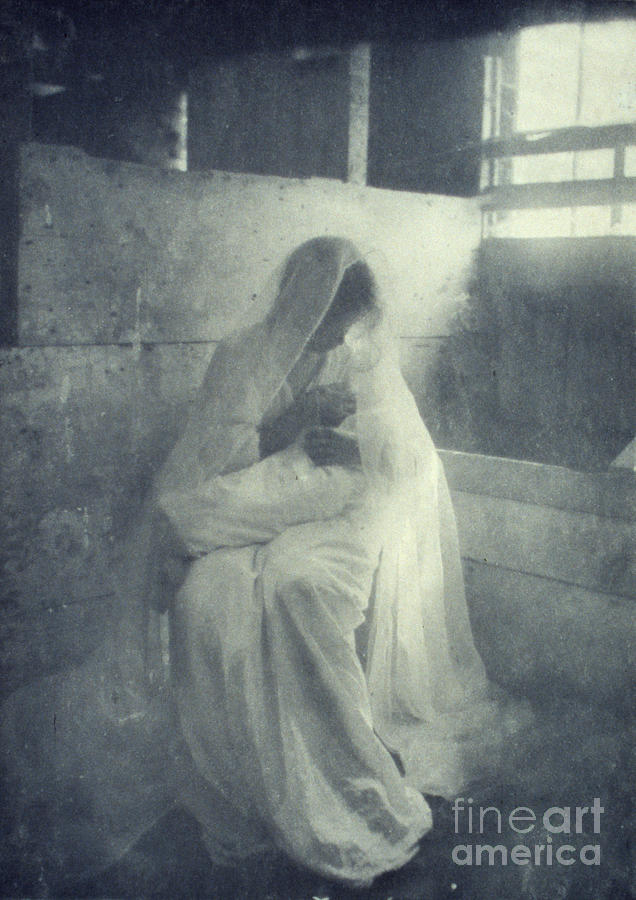 The Manger #1 Photograph by Gertrude Kasebier