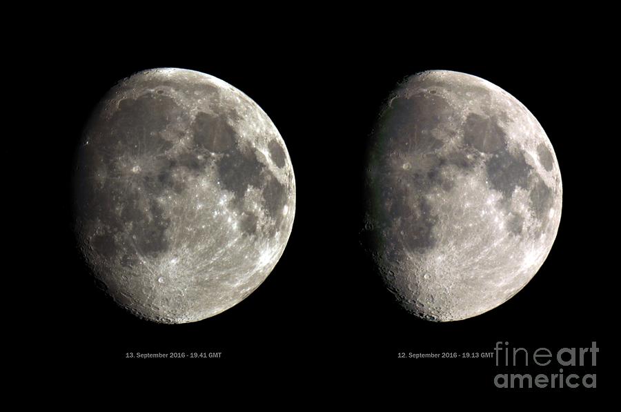 Terminator Photograph - The Moon #1 by Detlev Van Ravenswaay/science Photo Library