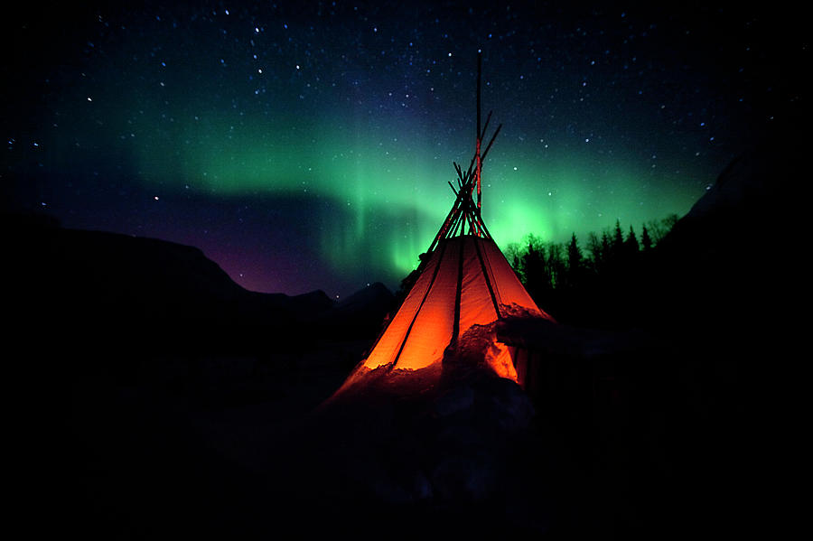 The Northern Lights Aurora #1 Photograph by Nicolamargaret