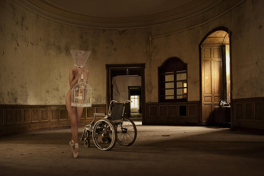 Nude Photograph - The Nurse #1 by Christine Von Diepenbroek