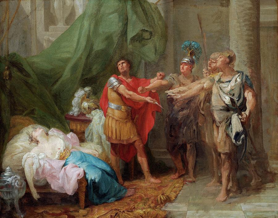 The Oath Of Brutus Painting by Jacques-antoine Beaufort - Pixels