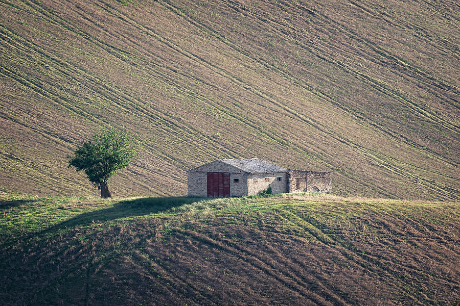 Landscape Photograph - The Old Farmhouse #1 by Sergio Barboni
