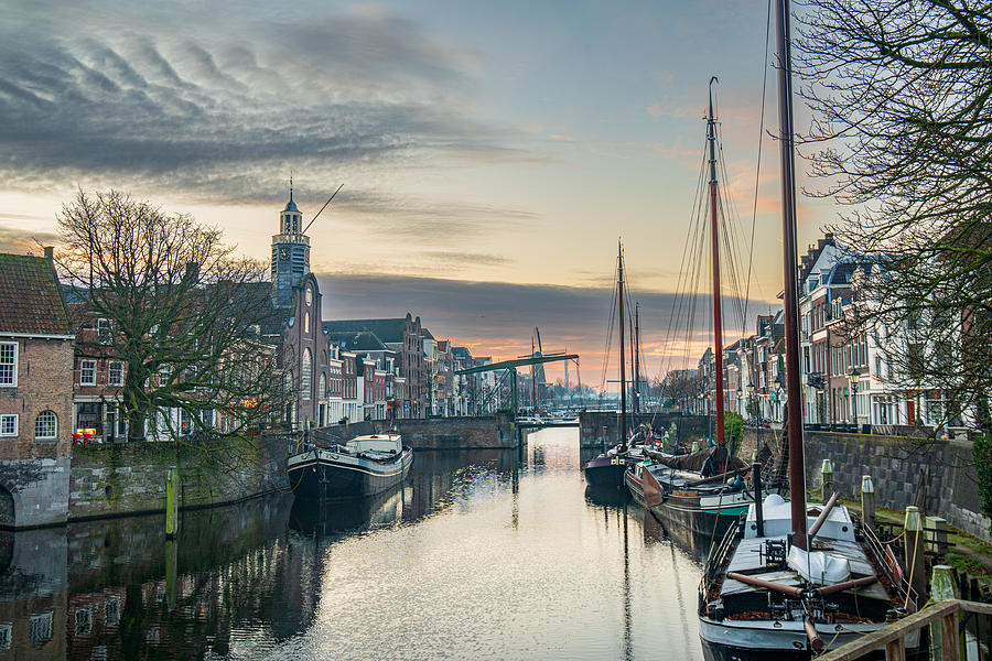 The Old Harbour Of Delfshaven #1 Photograph by Fred Louwen