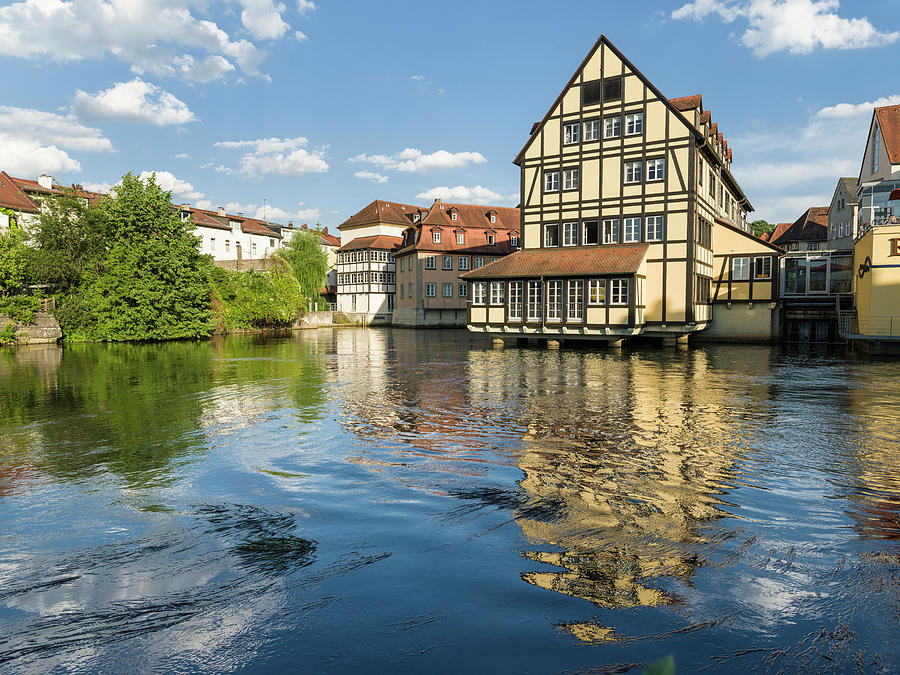 Bamberg Photograph - The Old Town And River Regnitz #1 by Martin Zwick
