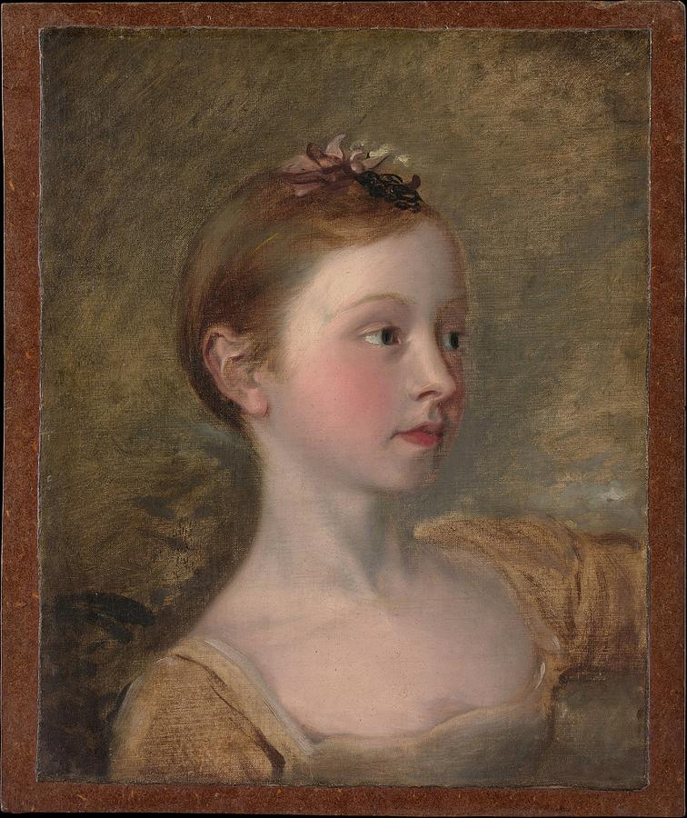 The Painters Daughter Mary Painting by Thomas Gainsborough The Painters Daughter Mary Painting by Thomas Gainsborough