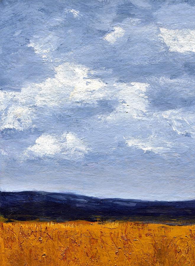 The Pasture #1 Painting by Suzanne Theis