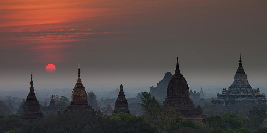 The Plain Of Pagodas And Religious #1 Photograph by Mint Images - Art Wolfe