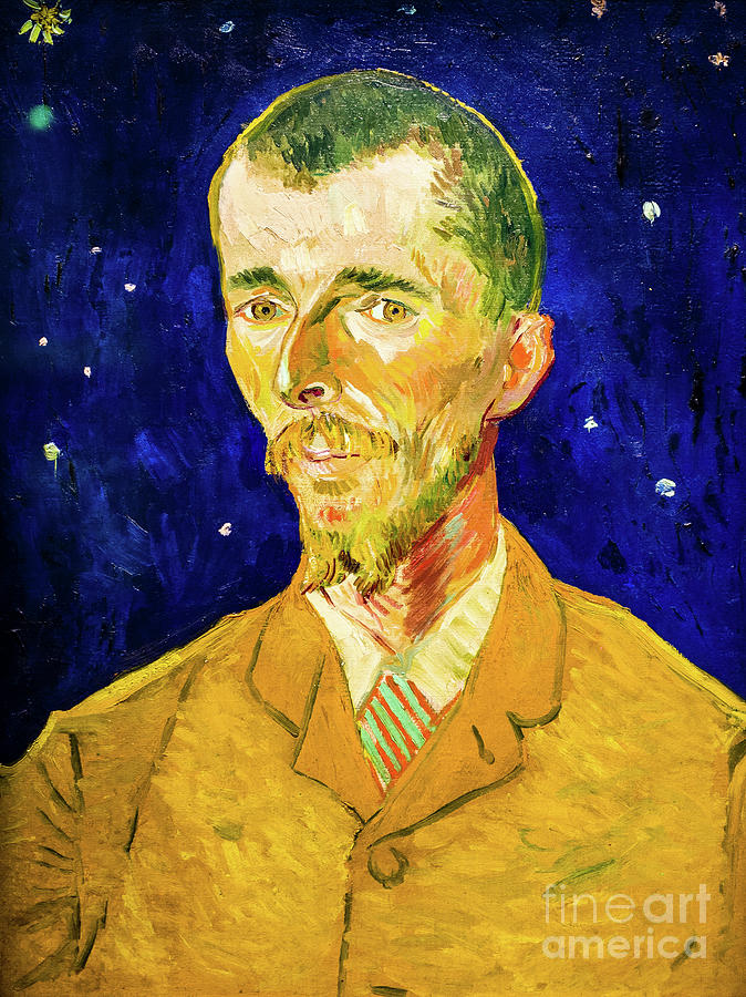 The Poet Eugene Boch by Van Gogh Painting by Vincent Van Gogh