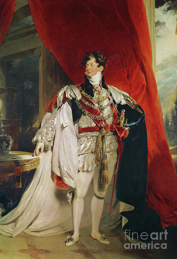 The Prince Regent, Later George Iv Painting by Thomas Lawrence