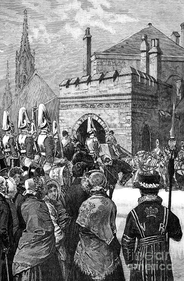 The Queen Opening Parliament, 1846 #1 Drawing by Print Collector