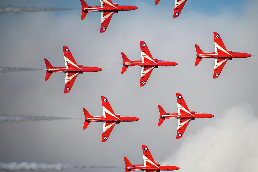 The RAF Red Arrows by Ross G Strachan The RAF Red Arrows by Ross G Strachan