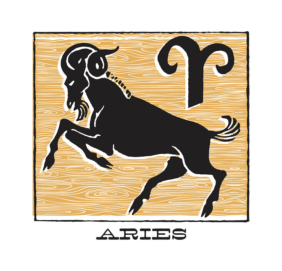 The Ram of the Aries Sign Drawing by CSA Images - Pixels