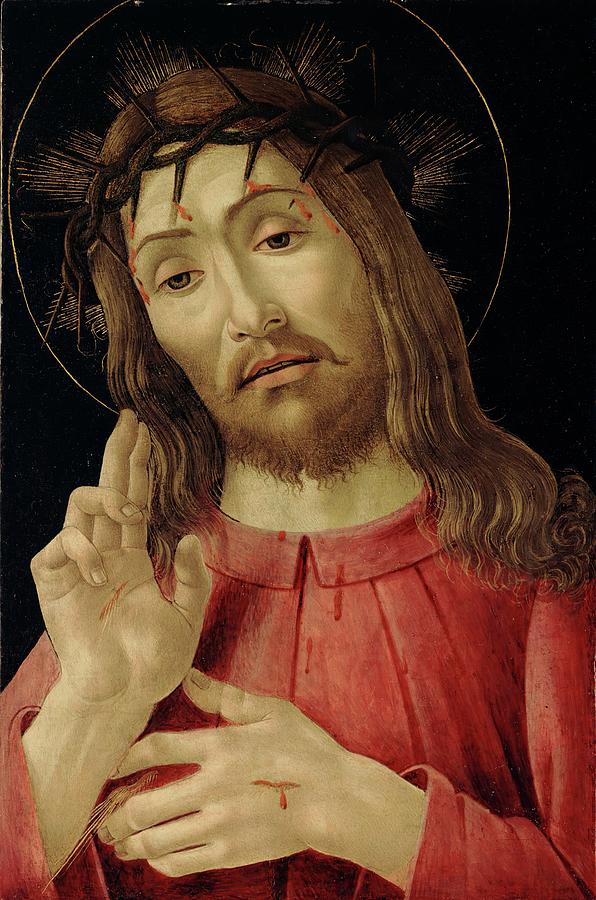 Sandro Botticelli Painting - The Resurrected Christ by Sandro Botticelli