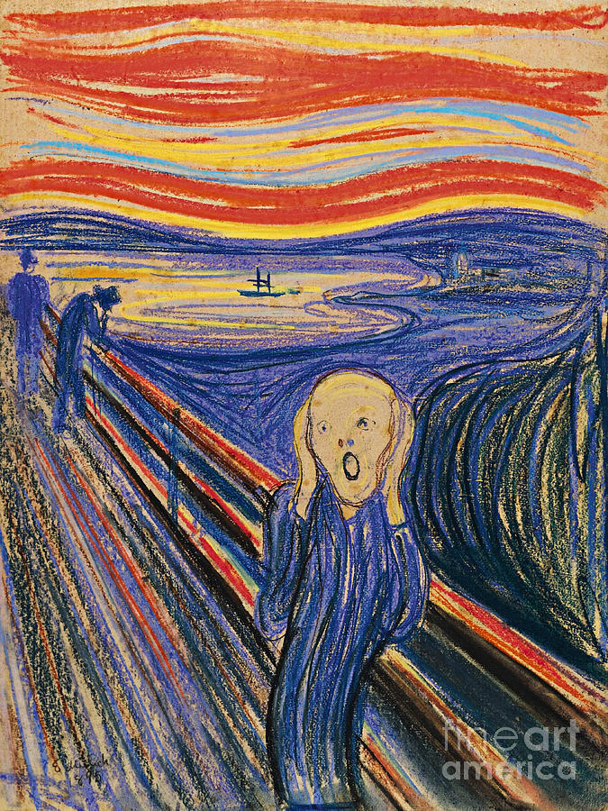 The Scream #1 Drawing by Heritage Images