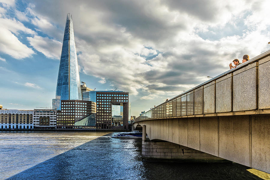 Architecture Digital Art - The Shard, London, England #1 by Alessandro Saffo