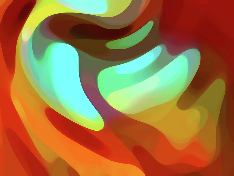 Abstract Digital Art - The Sound Of Color #1 by Amy Vangsgard