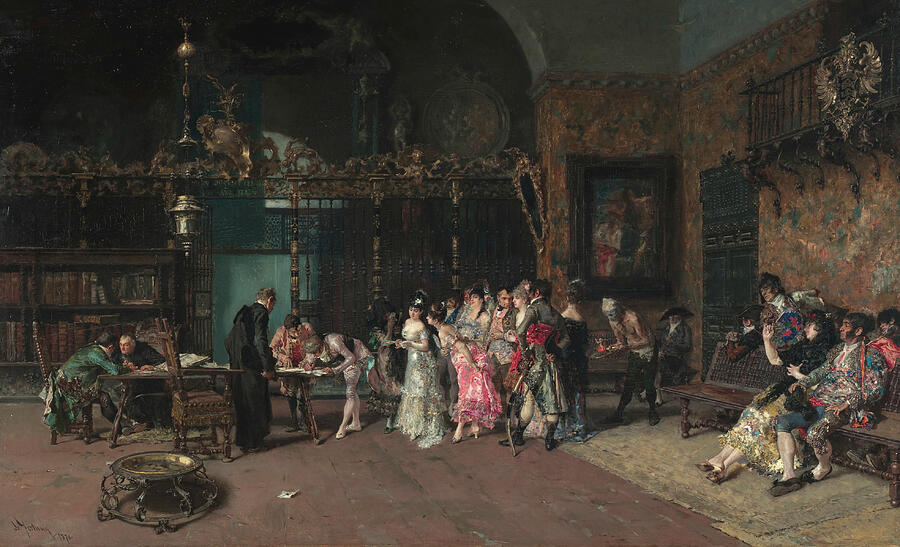 The Spanish Wedding, from 1870 Painting by Maria Fortuny