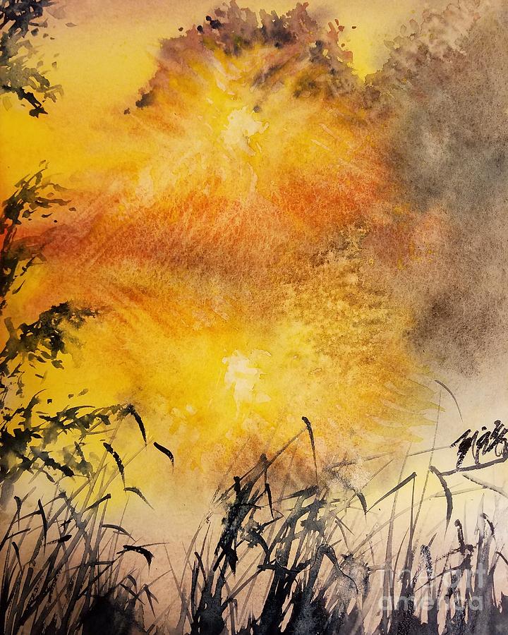 The sunset K #1 Painting by Han in Huang wong