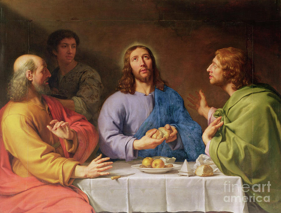 The Supper At Emmaus Painting by Philippe De Champaigne - Fine Art America